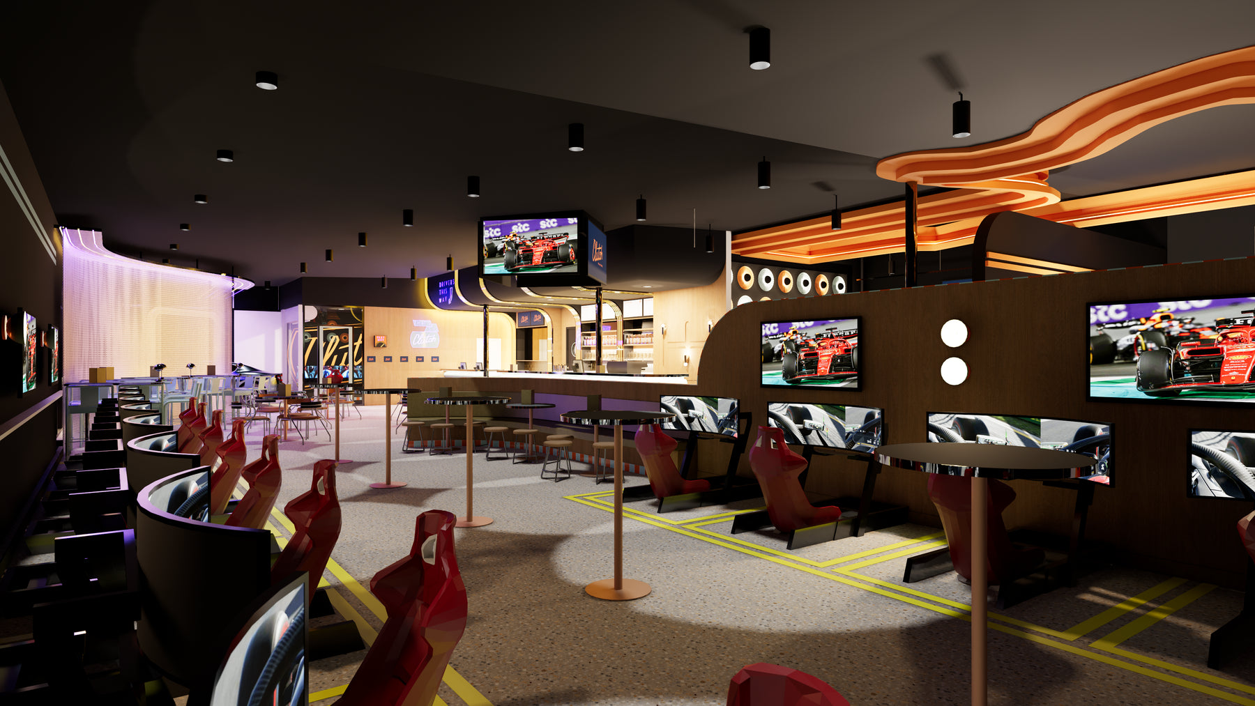 Clutch Racing sim floor render